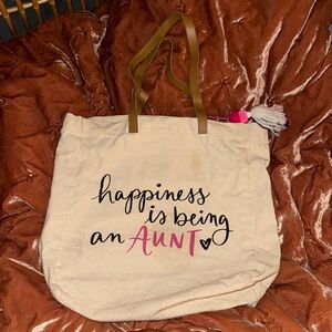 Book bag happiness is being an aunt